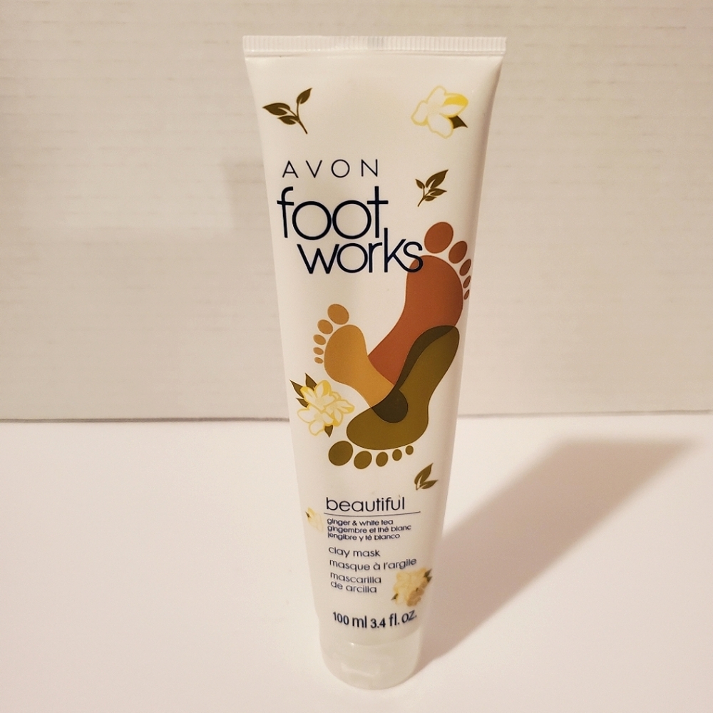 Foot Works Ginger & White Tea Clay Mask